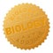 Gold BIOLOGY Medal Stamp