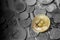 Gold Bitcoin Litecoin Ethereum Cryptocurrency coins