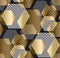 Gold and black color elegant repeatable motif