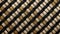 Gold And Black Rope Texture: Kabuki Theater-inspired Woven Color Planes