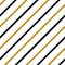 Gold black white strip line seamles pattern vector