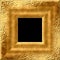 Gold blank square wide frame with natural structure - pattern texture