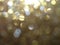 gold and blue sparkling blurred lights glittering abstract background