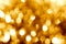 Gold blurred bokeh background, bright holiday Shine, yellow, gold, festival, Christmas