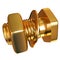 Gold Bolt with nut