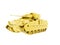 Gold Bradley Fighting Vehicle Tank