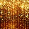 Gold And Bronze Rain of Sparkling Lights