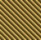 Gold and Brown Kevlar Carbon Fiber Vector Seamless Pattern