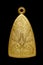 Gold Buddha amulet locket
