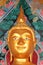 Gold buddha head in wat arun, Bangkok, ThaÃ¯land