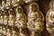 Gold buddha pattern