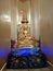 The gold Buddha statue with the nine gold tiered