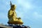 Gold Budha statue at Haedong Yonggungsa temple