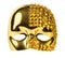 Gold carnival mask