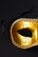 Gold carnival mask