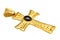 Gold carved cross