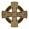 Gold Celtic cross