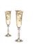 Gold Champagne glasses