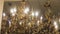 Gold chandelier antique luxury vintage jewels decor candle bulb lamp