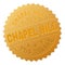 Gold CHAPEL HILL Badge Stamp