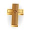Gold Christian Cross image 3D symbol