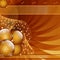 Gold christmas balls abstract