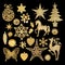 Gold Christmas Decorations