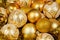 Gold Christmass balls