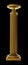 Gold Classic Column isolated