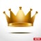 Gold classic Crown Vector Illustration