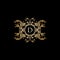 Gold Classy Royal Boutique D Letter logo.