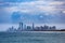 Gold Coast high rise skyline viewed across the water.