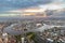 Gold Coast and Nerang River at sunset.