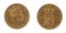 Gold coin of Netherlands Dutch King Willem III