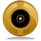 Gold Coin - Saw Blade