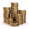 Gold coin stack