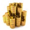 Gold coin stack