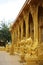 Gold color Bird Kodchasri of Wat Pak Nam Jolo