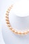 Gold color Pearl necklace
