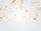 Gold confetti Celebration background