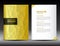 Gold Cover Annual report template