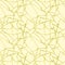 Gold cracks on beige seamless pattern - kintsugi concept, golden crinkles, broken pottery or howlite stone texture