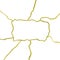 Gold cracks on white background banner template - kintsugi concept illustration, golden crinkles, broken pottery texture