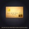 Gold Credit Card Icon