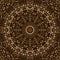 Gold cristal geometry background and symmetry design, blank