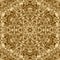 Gold cristal geometry background and symmetry design,  shiny