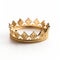 Gold Crown Ring - 8k Style - White Background