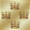Gold Crown vintage pattern