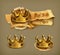 Gold crowns icons