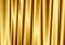 Gold curtain reflect with light spot on background.